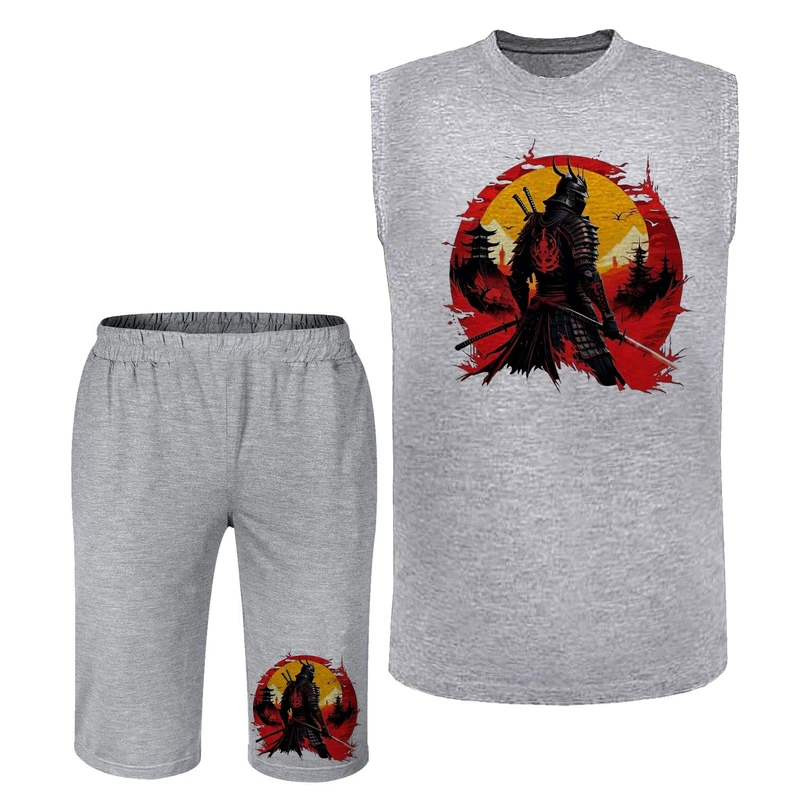 ست تاپ و شلوارک مردانه مدل مبارز A497