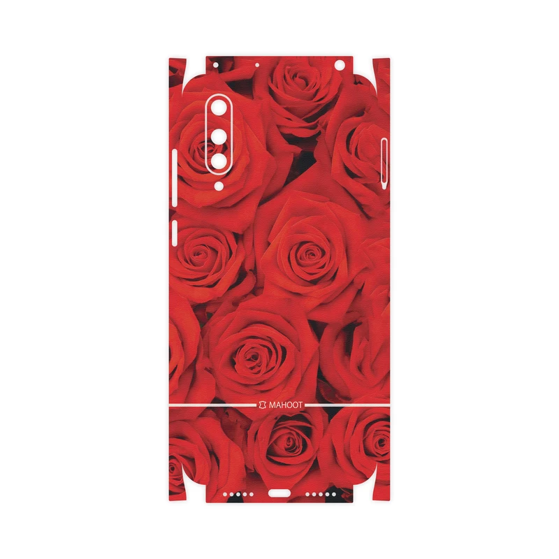 برچسب پوششی ماهوت مدل Red-Flower-FullSkin مناسب برای گوشی موبایل شیائومی MI 9 Lite