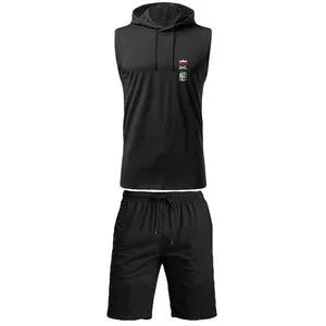 ست تاپ و شلوارک مردانه مدل 14020910b رنگ مشکی