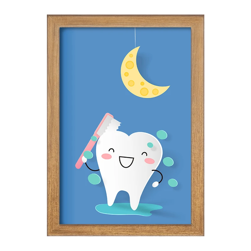 تابلو خندالو مدل دندان و دندان پزشکی کودکانه کد 36748