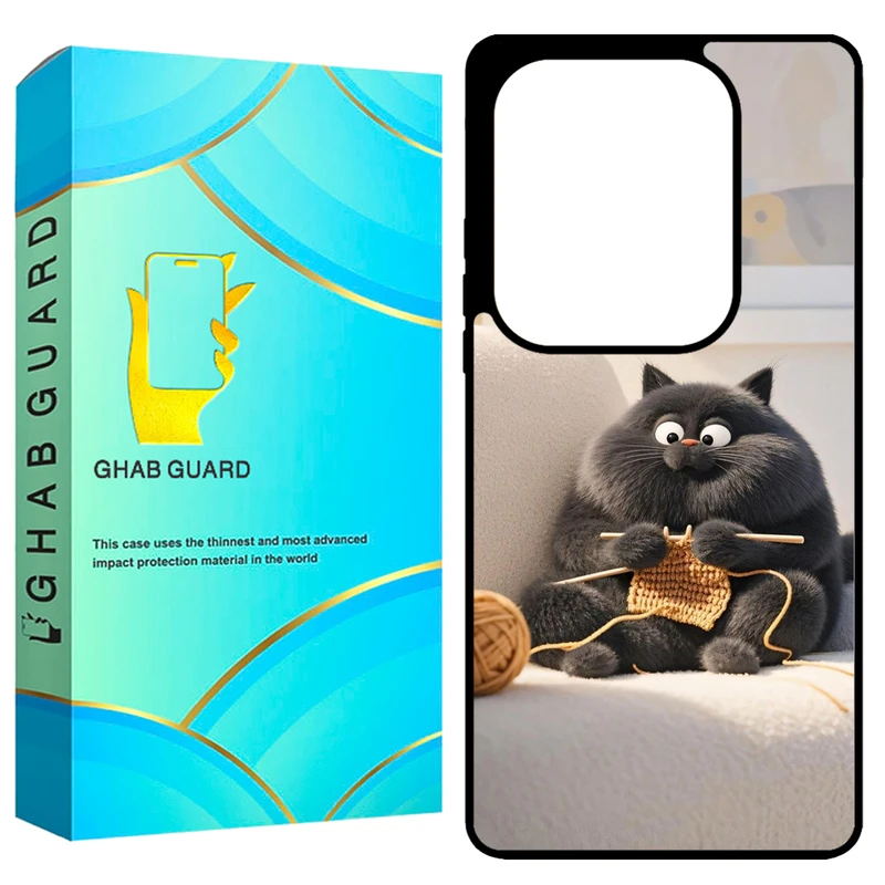 کاور قاب گارد طرح گربه مدل GCHPN13P مناسب برای گوشی موبایل شیائومی Redmi Note 13 Pro 4G / Poco M6 Pro 4G