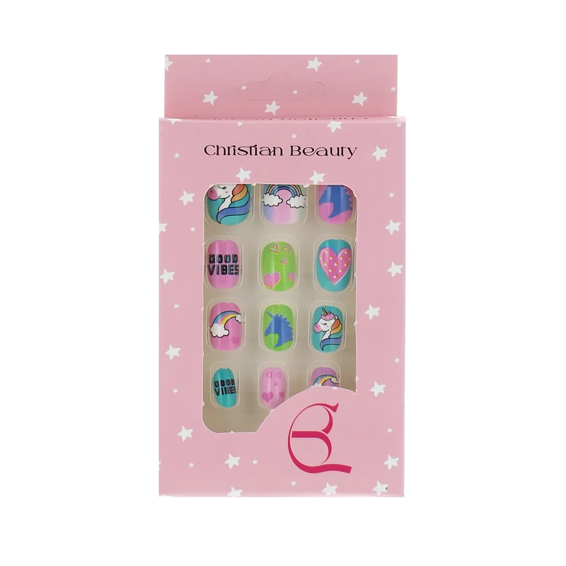 ناخن مصنوعی بچگانه کریستین بیوتی کد NM30 بسته 12 عددی