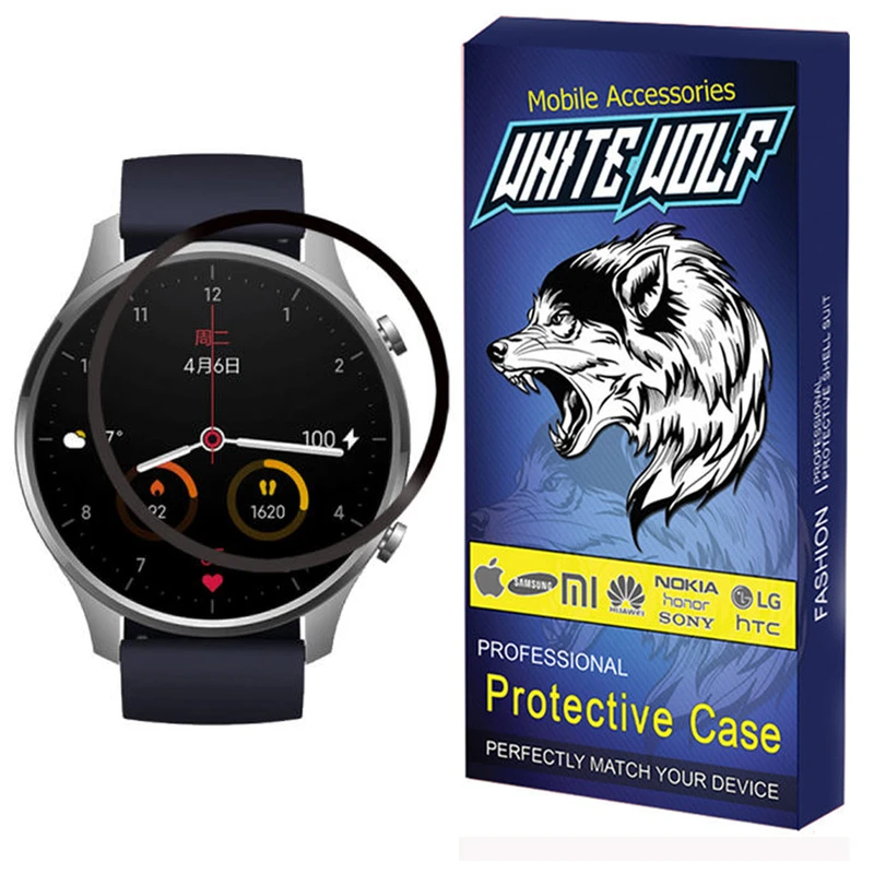 محافظ صفحه نمایش وایت ولف مدل W-PWM مناسب برای ساعت هوشمند شیائومی Xiaomi Mi Watch Color