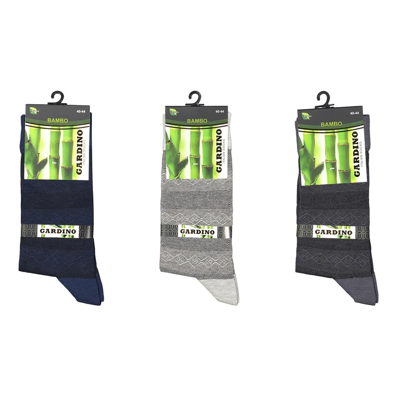 جوراب ساق بلند مردانه گاردینو مدل S-05 بسته 3 عددی