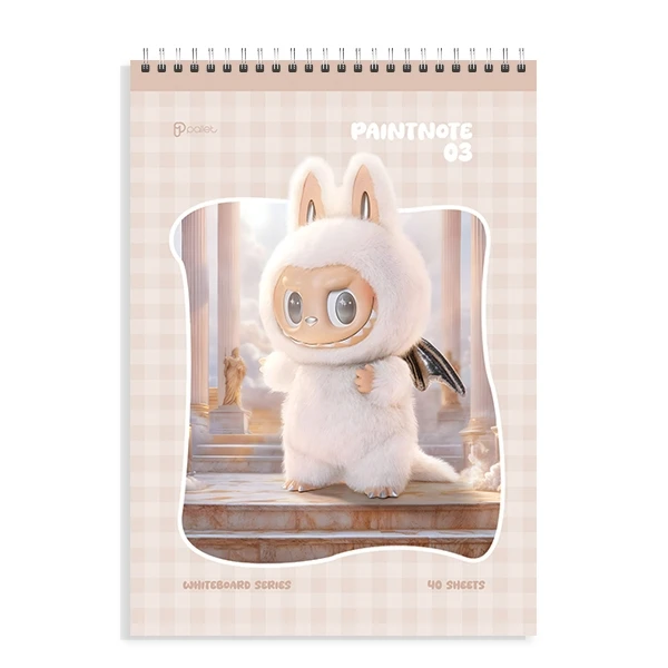 دفتر نقاشی 40 برگ مدل لبوبو پشت وایت برد کد 03 پالت