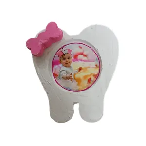 گیفت مدل دندونی دخترانه طرح قاب عکس بسته ۱۰ عددی