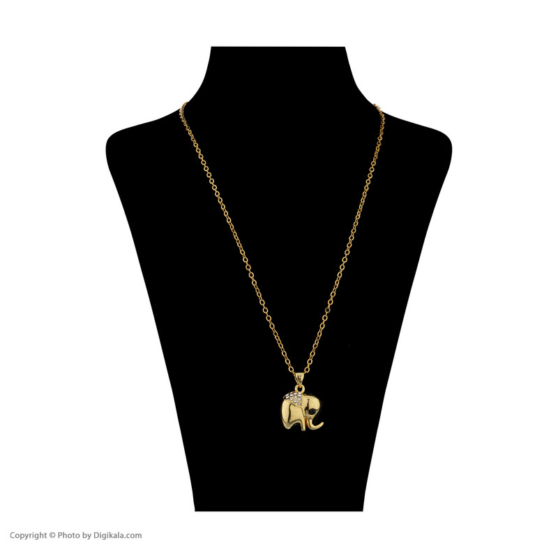 گردنبند دخترانه طرح فیل مدل 99932-91