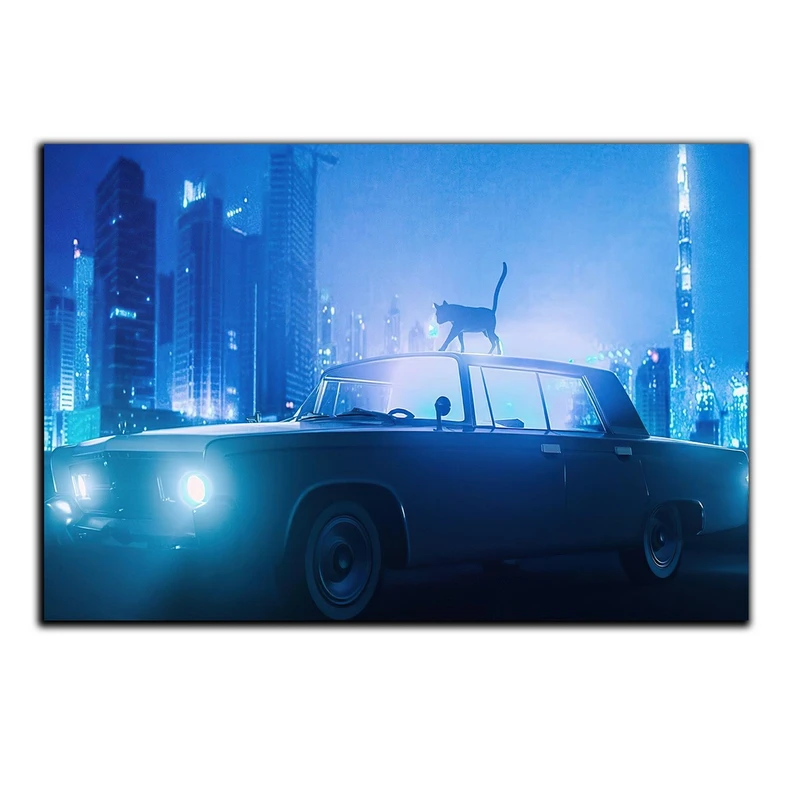 تابلو شاسی بکلیت طرح منظره شهر در شب مدل SH-S5490