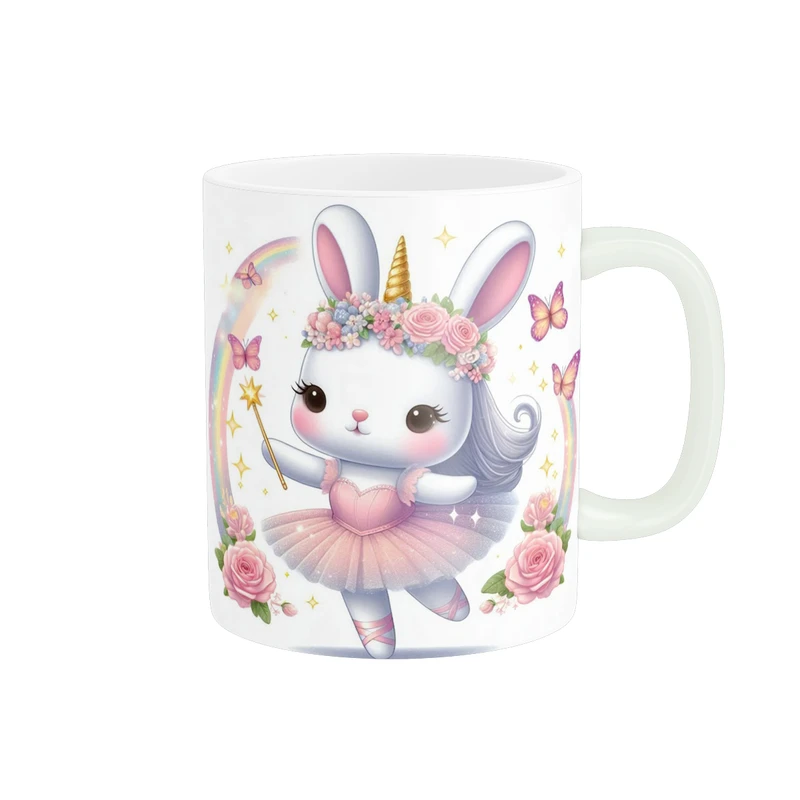 ماگ پاد آفرین طرح اسب تک شاخ کد 3991