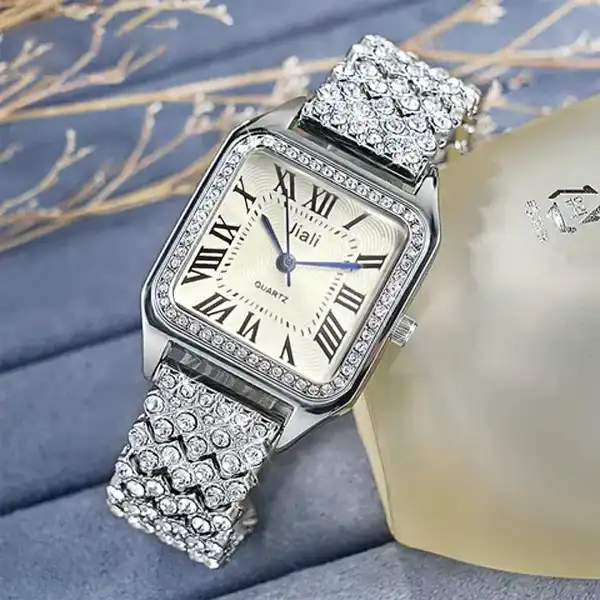 ساعت مچی عقربه ای زنانه جیالی مدل لوکس کد jn1