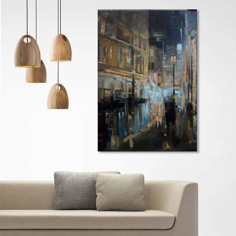 تابلو شاسی گالری استاربوی طرح شب مدل Art 12