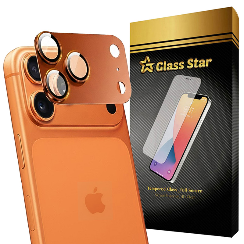 محافظ لنز دوربین فلزی گلس استار مدل 3D1MG مناسب برای گوشی موبایل اپل iPhone 17 Pro Max