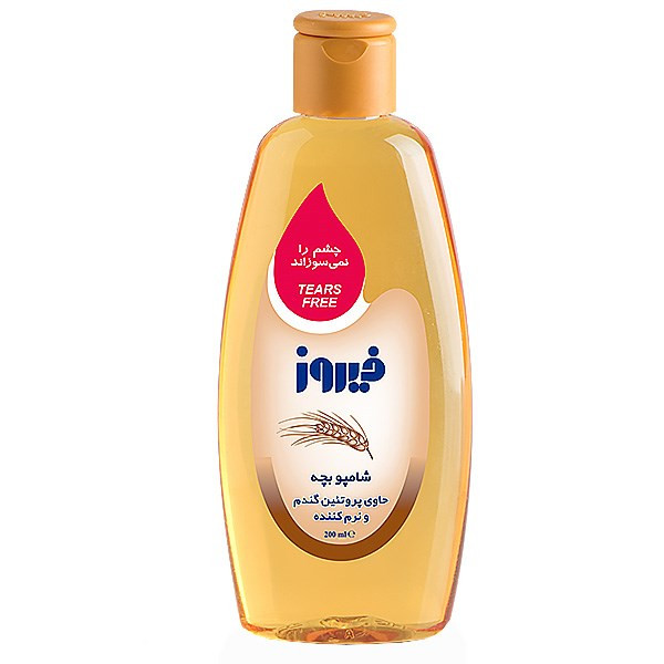 شامپو بچه فیروز حاوی پروتئین گندم حجم 200 میلی لیتر