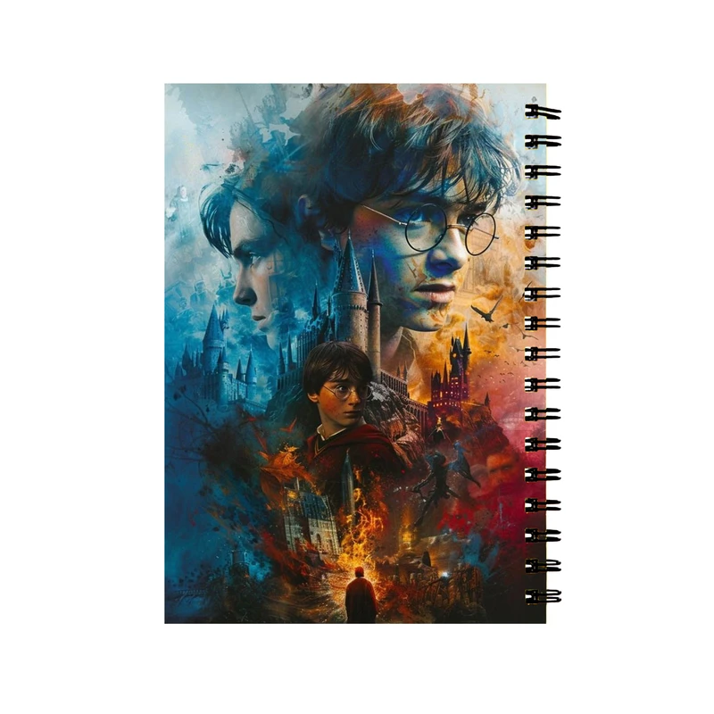 دفتر مشق 60 برگ سیمی مدل فیلم harry potter کد 649