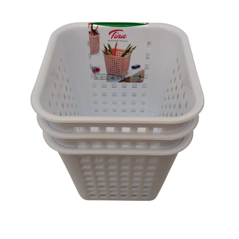 سبد نظم دهنده کاجین مدل مربعی بسته ۳ عددی 