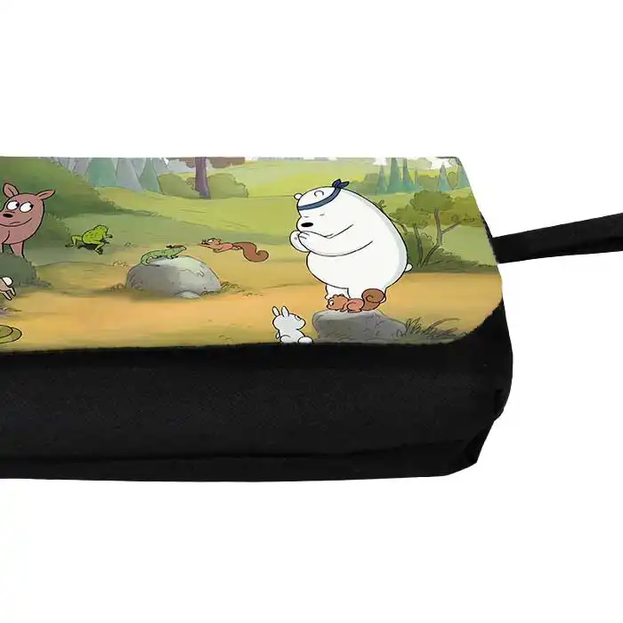 جامدادی مدل دوزیپ طرح انیمیشن خرس های کله فندقی کد NI595