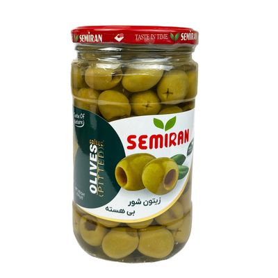 نقد و بررسی زیتون شور بی هسته ممتاز سمیران - 630 گرم توسط خریداران