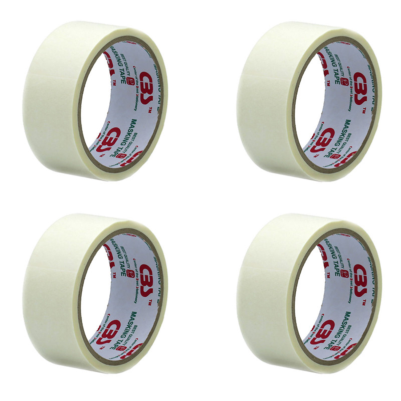 چسب کاغذی سی بی اس مدل JM1640 عرض 4 سانتی متر بسته 4 عددی