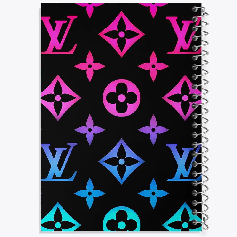 دفتر لیست خرید 50 برگ خندالو طرح پترن لویی ویتون  کد N5747