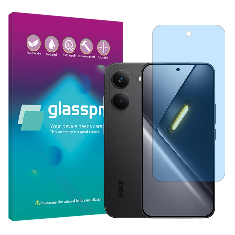 محافظ صفحه نمایش گلس پرو مدل هیدروژلی مناسب برای گوشی موبایل شیائومی Poco X8 Pro