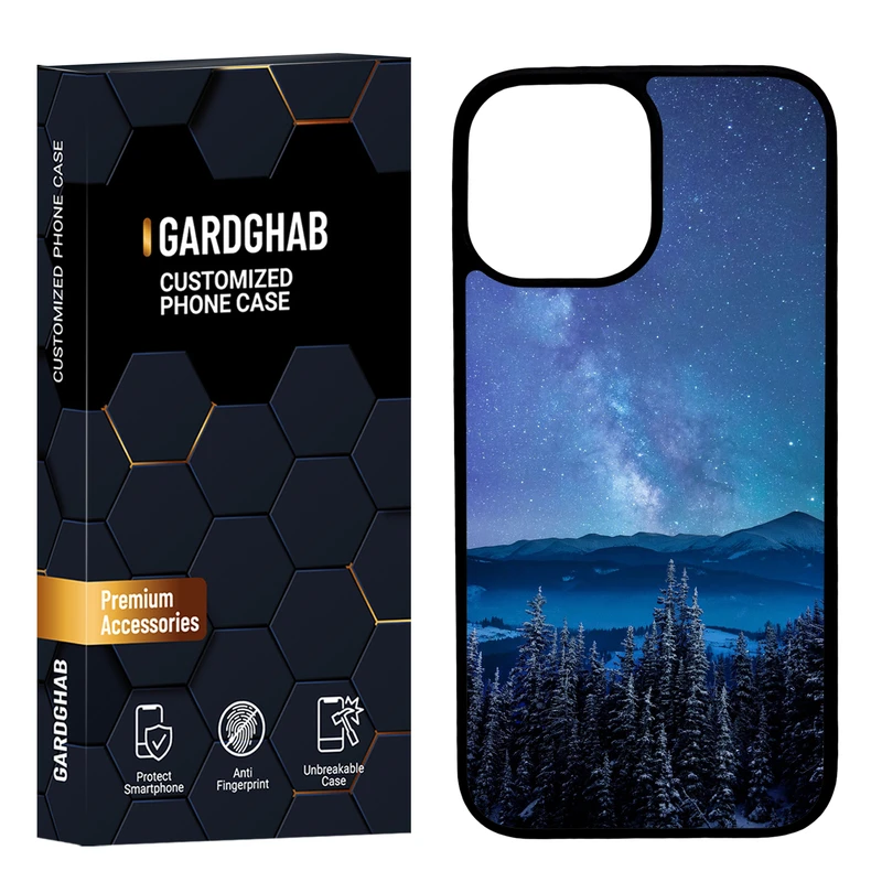 کاور گارد قاب مدل پشت گلس منظره و طبیعت مناسب برای گوشی موبایل اپل iPhone 12 Pro Max