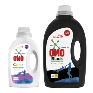 مایع لباسشویی امو مدل Black وزن 2.7 و 1.1 کیلوگرم 