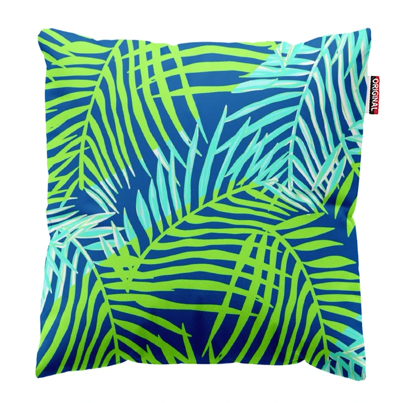 کوسن پاد آفرین مدل فانتزی طرح گل و برگ کد PK302002 سایز 30*30 سانتی متر