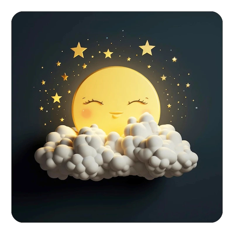 مگنت کاکتی طرح ماه و ستاره مدل mp52067