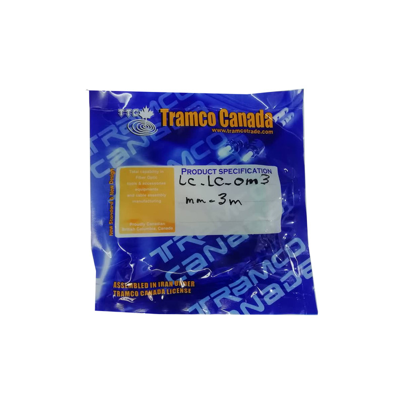 پچ کورد فیبر نوری ترامکو مدل LC-MM-OM3 بسته 5 عددی