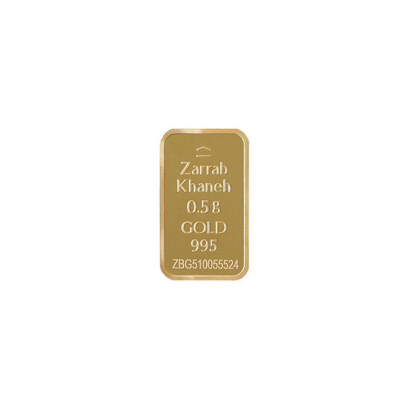 شمش طلا 24 عیار ضرابخانه مدل 0.5G - 3
