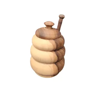 ظرف عسل مدل چوبی 