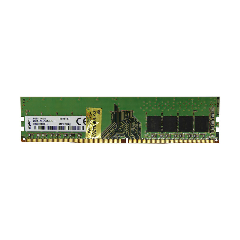 رم دسکتاپ DDR4 تک کاناله 2400 مگاهرتز CL15 کینگستون مدل HMA ظرفیت 4 گیگابایت