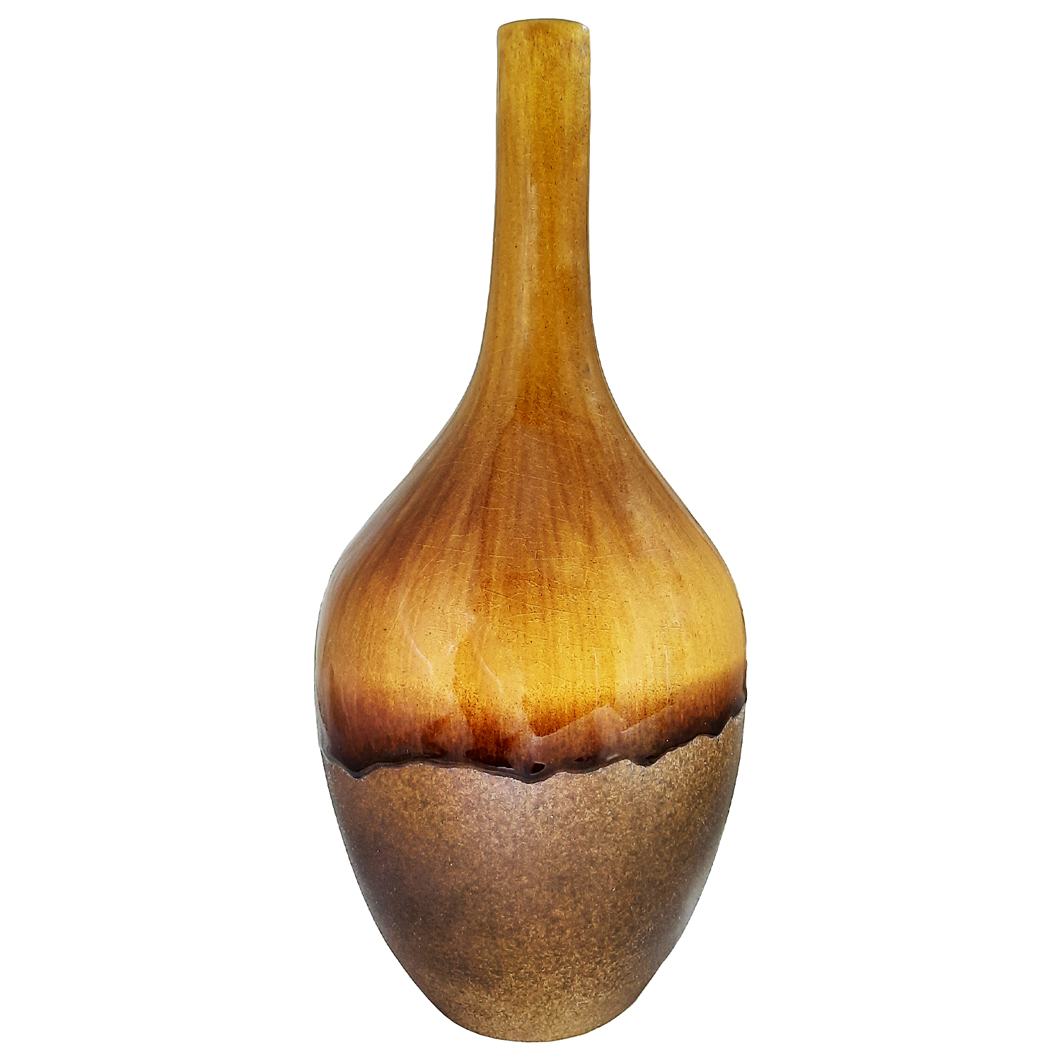 گلدان سفالی طرح شاخه بلند کد 106