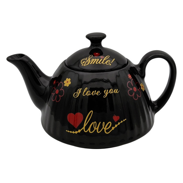 قوری مدل صدفی کد 11114xlove گنجایش 850 میلی لیتر