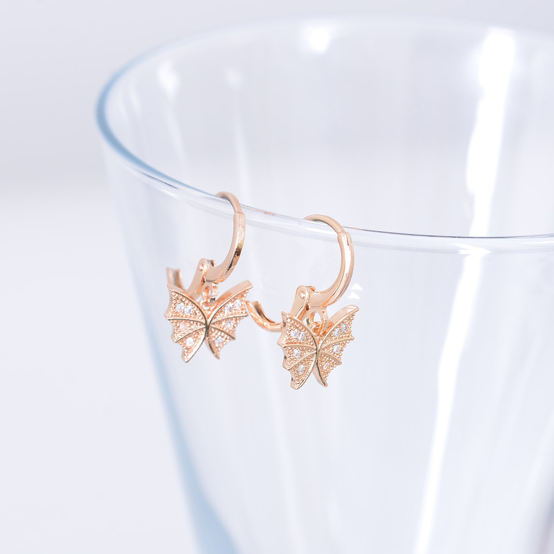 گوشواره زنانه ماصرم مدل پروانه کد ER2039