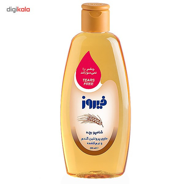 شامپو بچه فیروز حاوی پروتئین گندم حجم 200 میلی لیتر