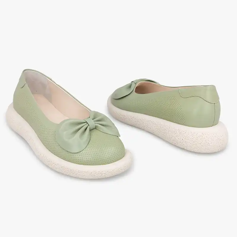 کفش روزمره زنانه برتونیکس مدل H-1532 رنگ سبز