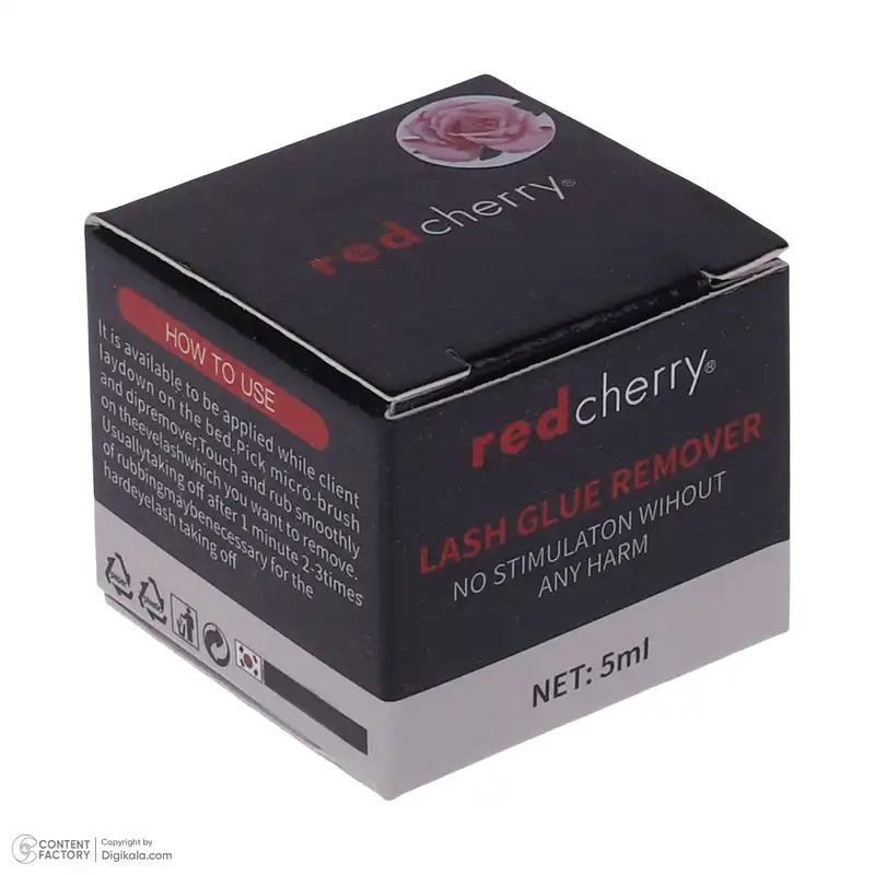 پاک کننده چسب مژه مصنوعی رد چری مدل F11249 وزن 5 گرم