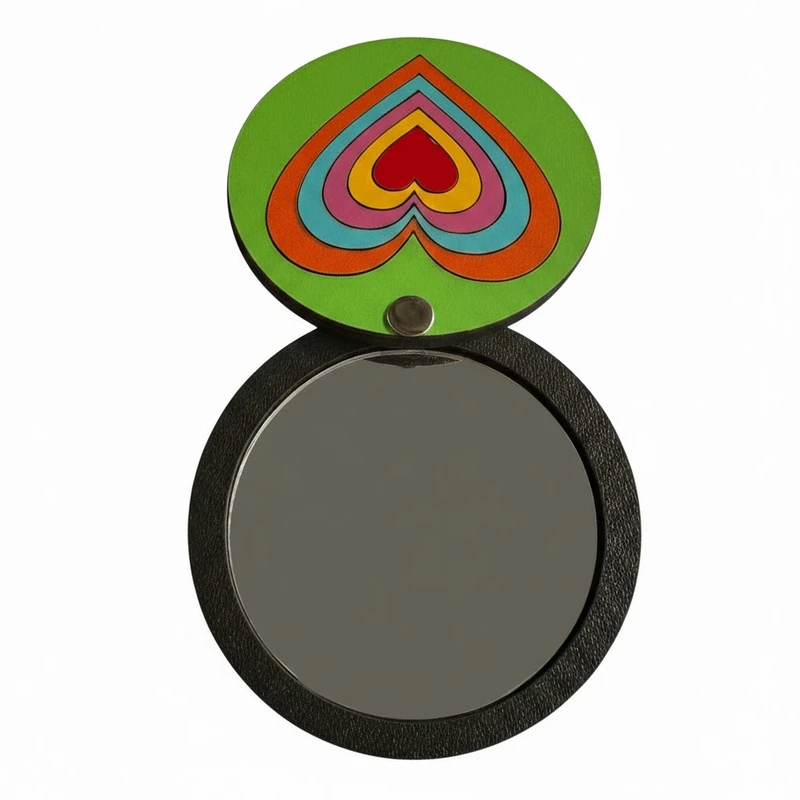 آینه آرایشی جیبی مدل چرخشی