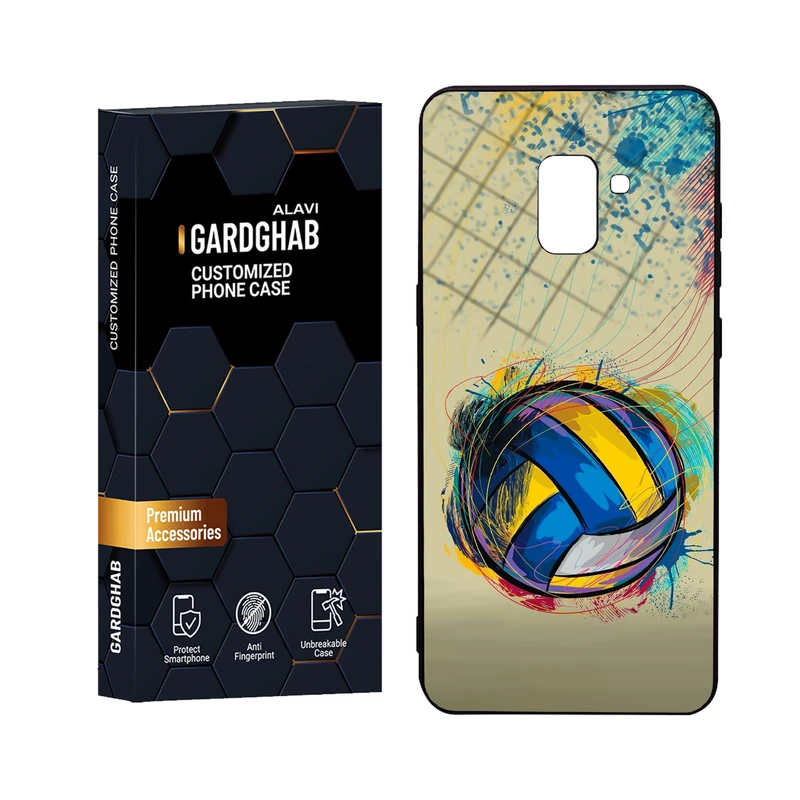 کاور گارد قاب علوی مدل Glass مناسب برای گوشی موبایل سامسونگ Galaxy A8 Plus