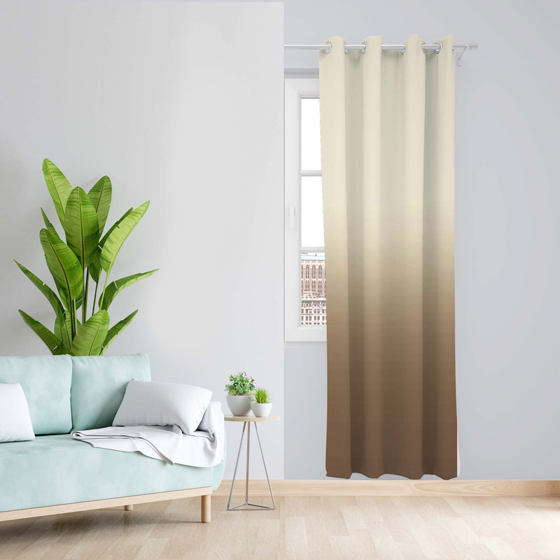پرده طرح سایه روشن مدل مخمل پانچی کد 5010R z سایز 140x200 سانتی متر
