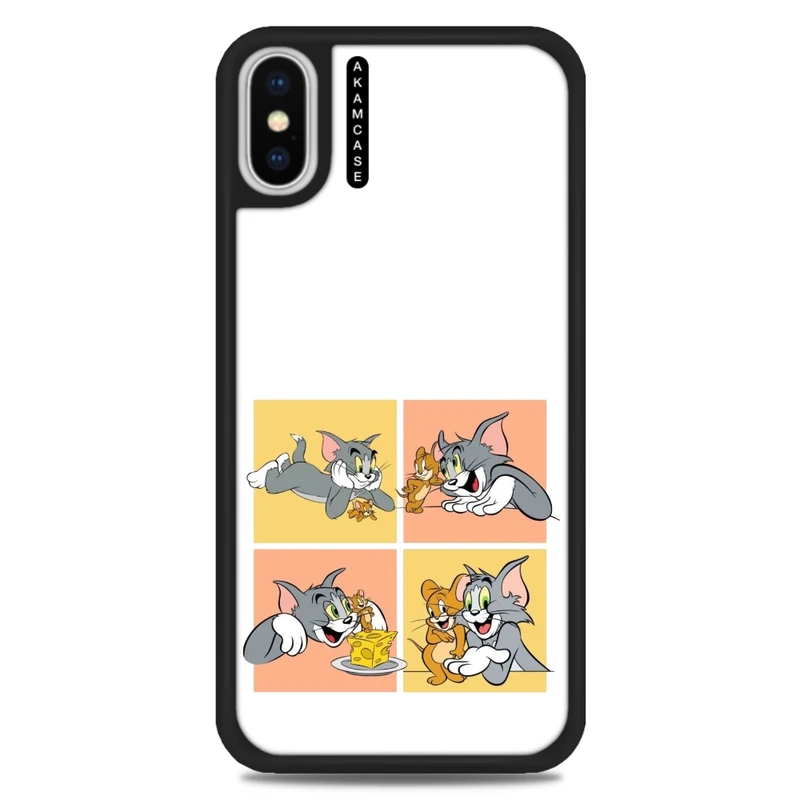 کاور آکام مدل AMC-WAXSM-TOM & JERRY8 مناسب برای گوشی موبایل اپل iPhone Xs Max