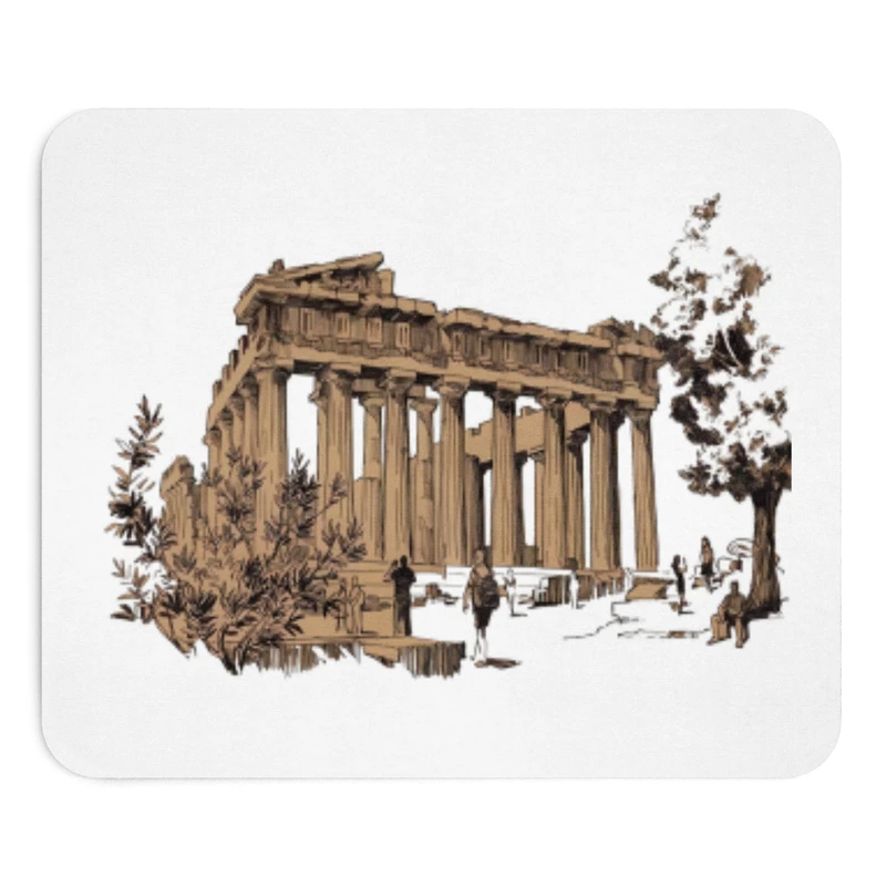 ماوس پد طرح باستانی سایز 19x24 سانتی متر