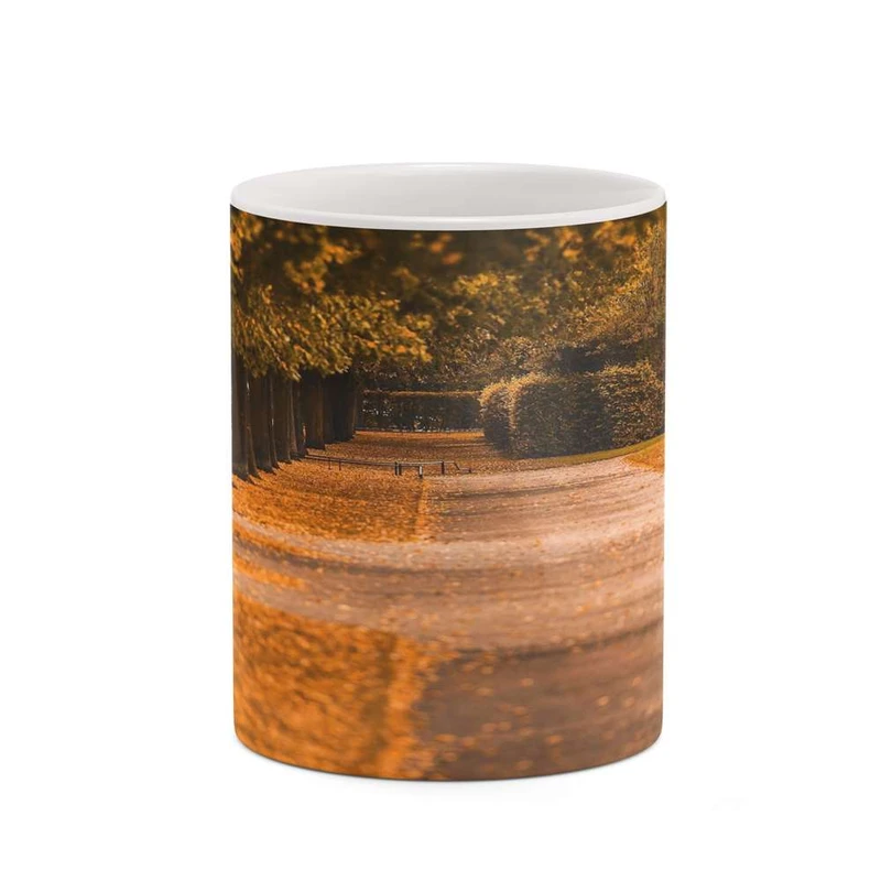 ماگ کاکتی مدل منظره پاییزی کد mgh18564