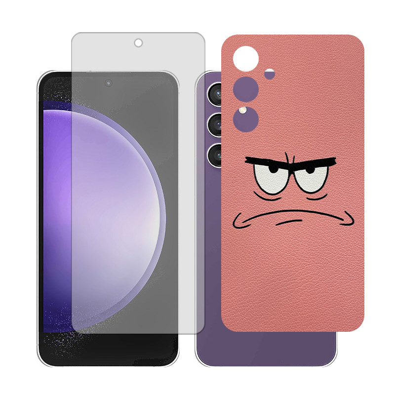 محافظ صفحه نمایش مات گلس مدل Together مناسب برای گوشی موبایل سامسونگ Galaxy A55 به همراه برچسب پوششی پشت گوشی 
