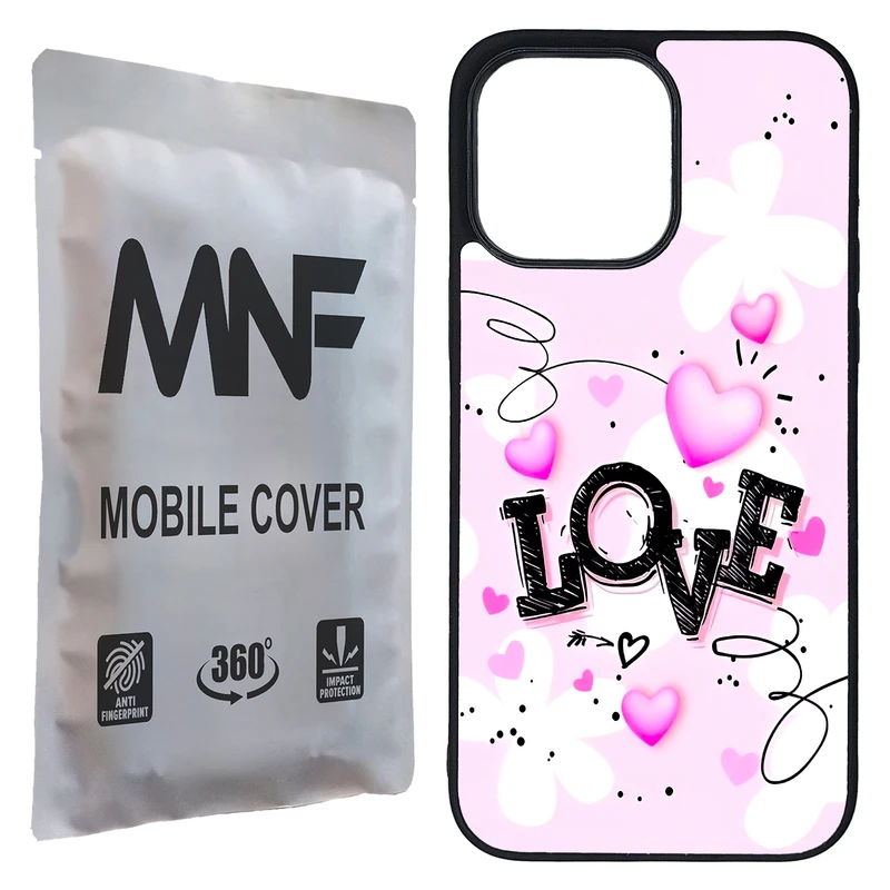 کاور ام ان اف طرح Love کد P-157 مناسب برای گوشی موبایل اپل iPhone 14 Pro Max