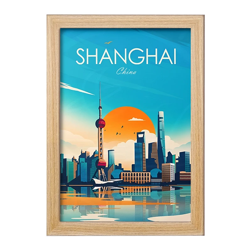 تابلو خندالو مدل شانگهای (Shanghai) کد F6307