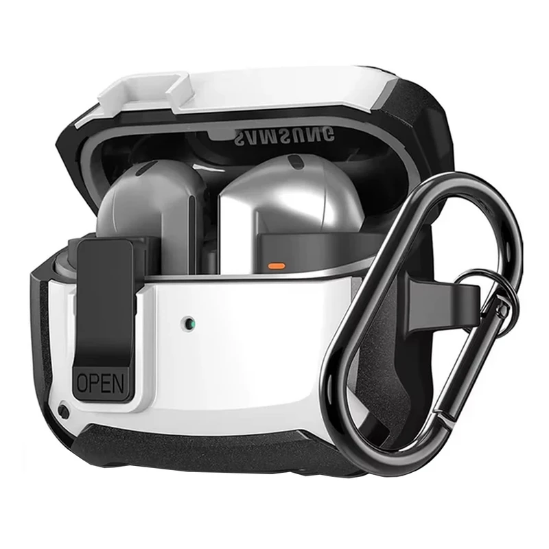 کاور آکوآرا مدل LockShell مناسب برای کیس سامسونگ Galaxy Buds 3 FE