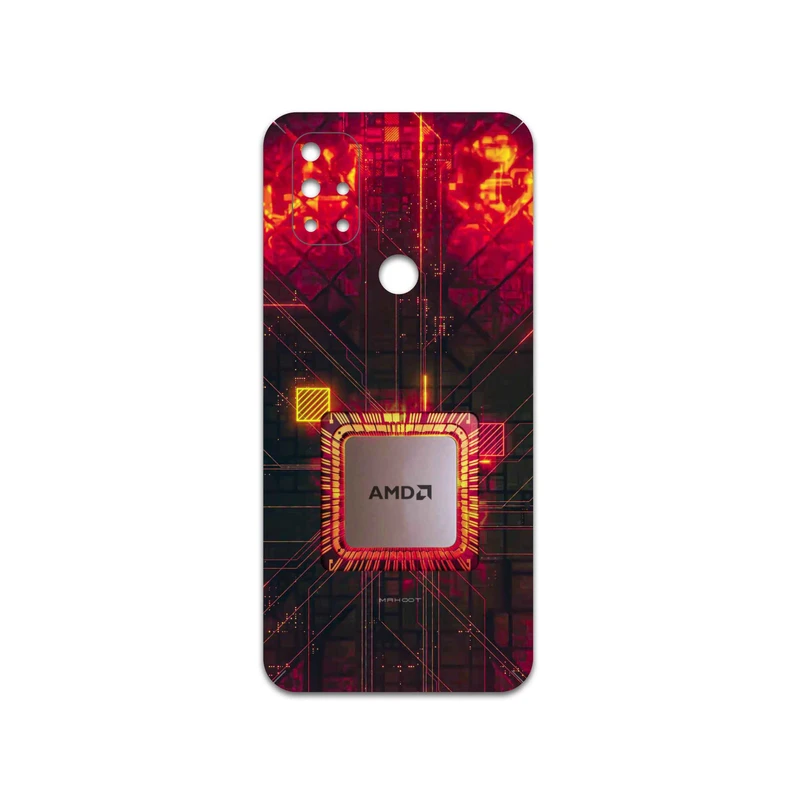 برچسب پوششی ماهوت مدل AMD-Brand مناسب برای گوشی موبایل وان پلاس Nord N10 5G