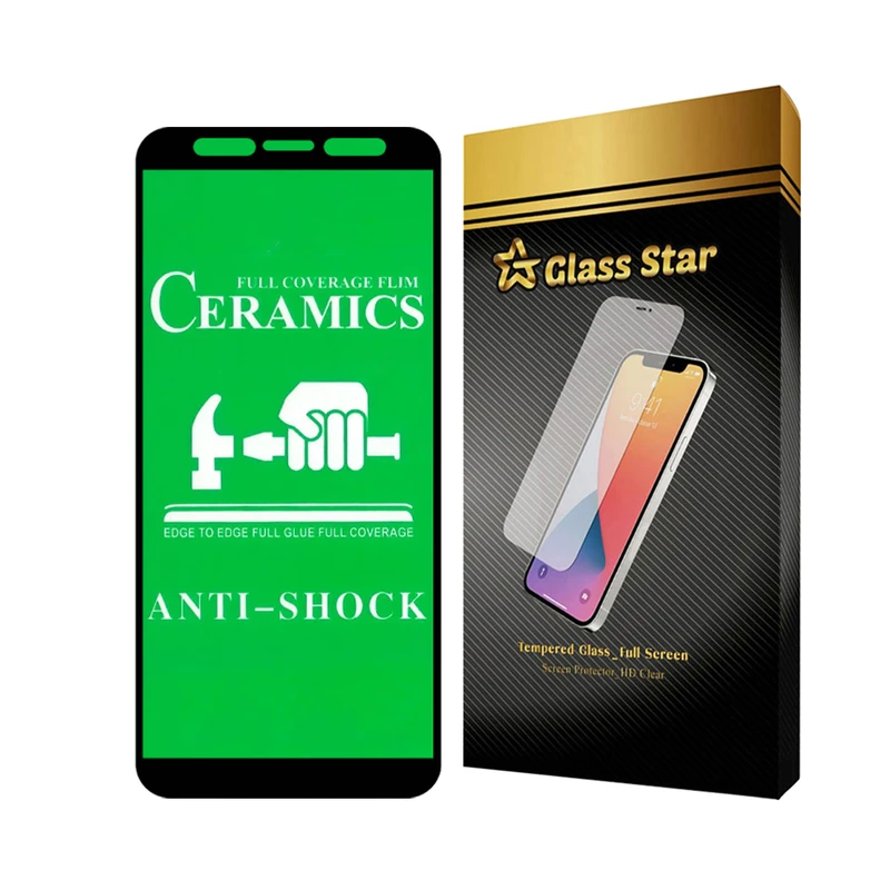 محافظ صفحه نمایش گلس استار مدل CERCLRS مناسب برای گوشی موبایل سامسونگ Galaxy A7 2018 / Galaxy A8 Plus / Galaxy A6 Plus / Galaxy J6 Plus / Galaxy J4 Plus / Galaxy J4 Core / Galaxy J8
